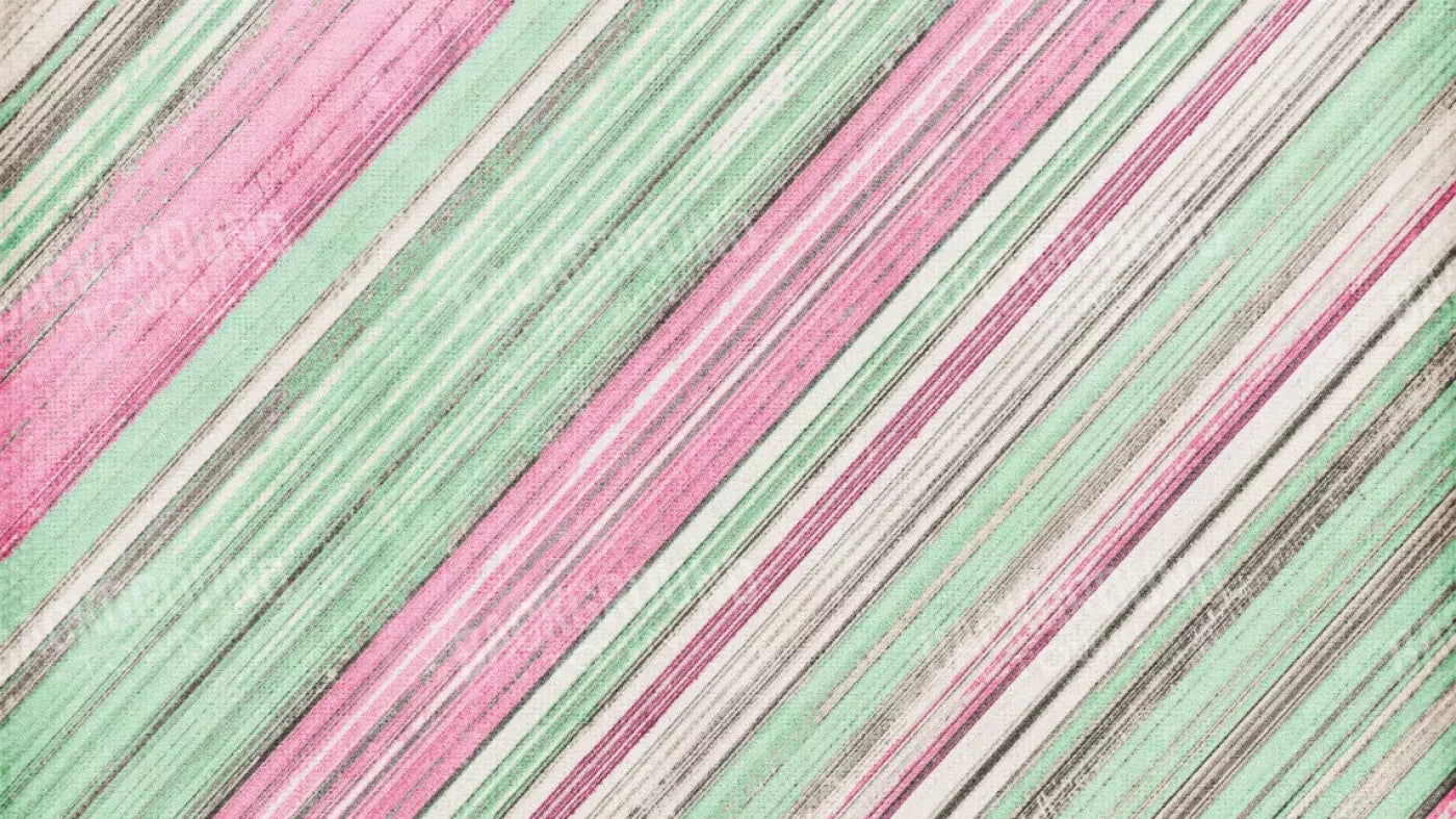 Diagonal Watermelon 14’X8’ Ultracloth (168 X 96 Inch) Backdrop