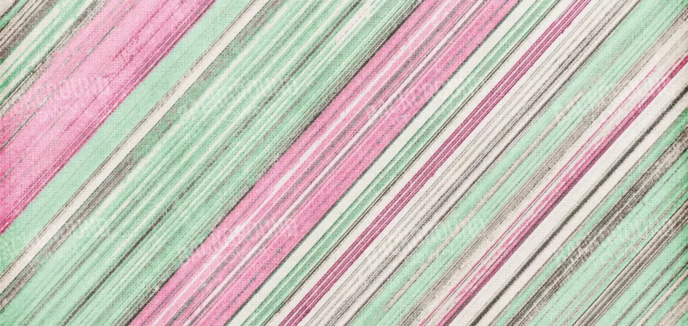 Diagonal Watermelon 16’X8’ Ultracloth (192 X 96 Inch) Backdrop