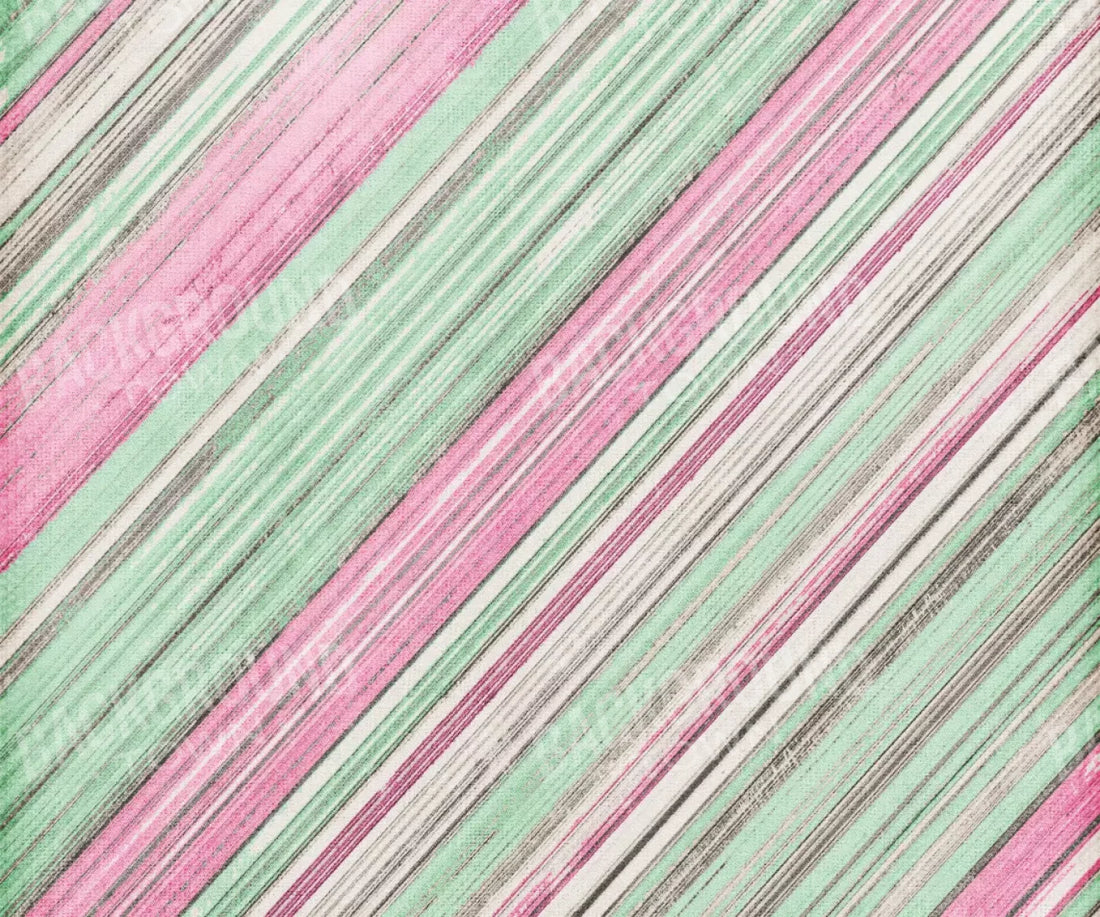 Diagonal Watermelon 5’X4’2’’ Fleece (60 X 50 Inch) Backdrop