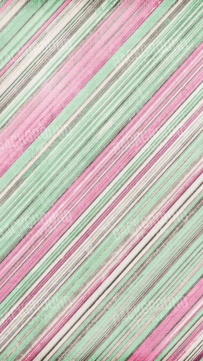 Diagonal Watermelon 8’X14’ Ultracloth (96 X 168 Inch) Backdrop