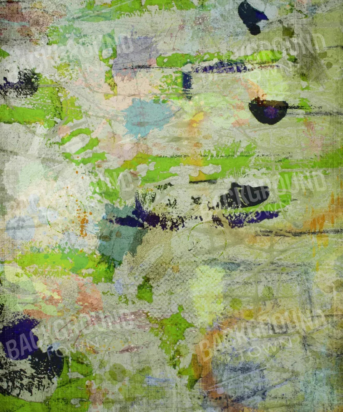 Green Urban Grunge Backdrop for Photography