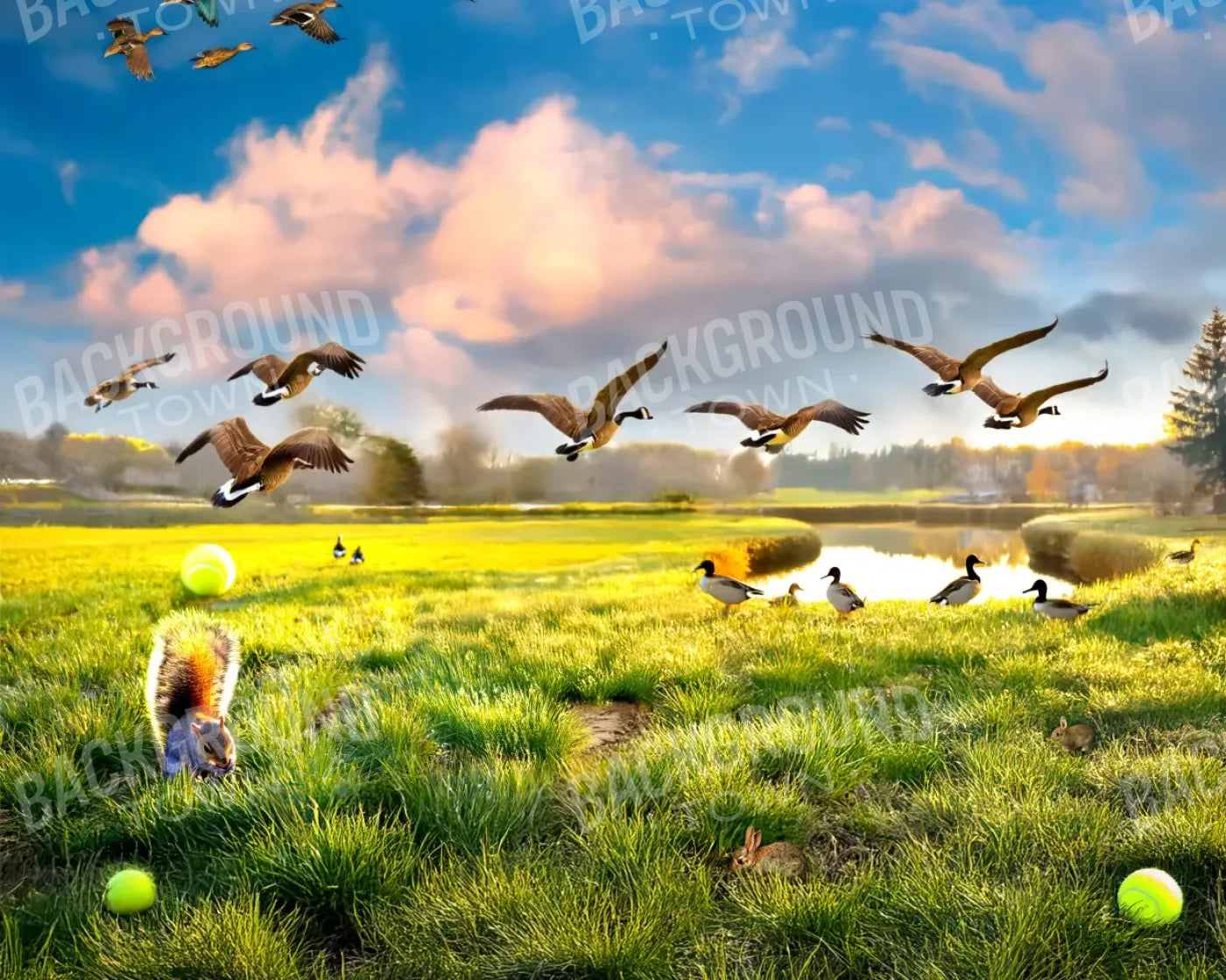 Dog Dreams 10’x8’ Fleece (120 x 96 inch) Backdrop