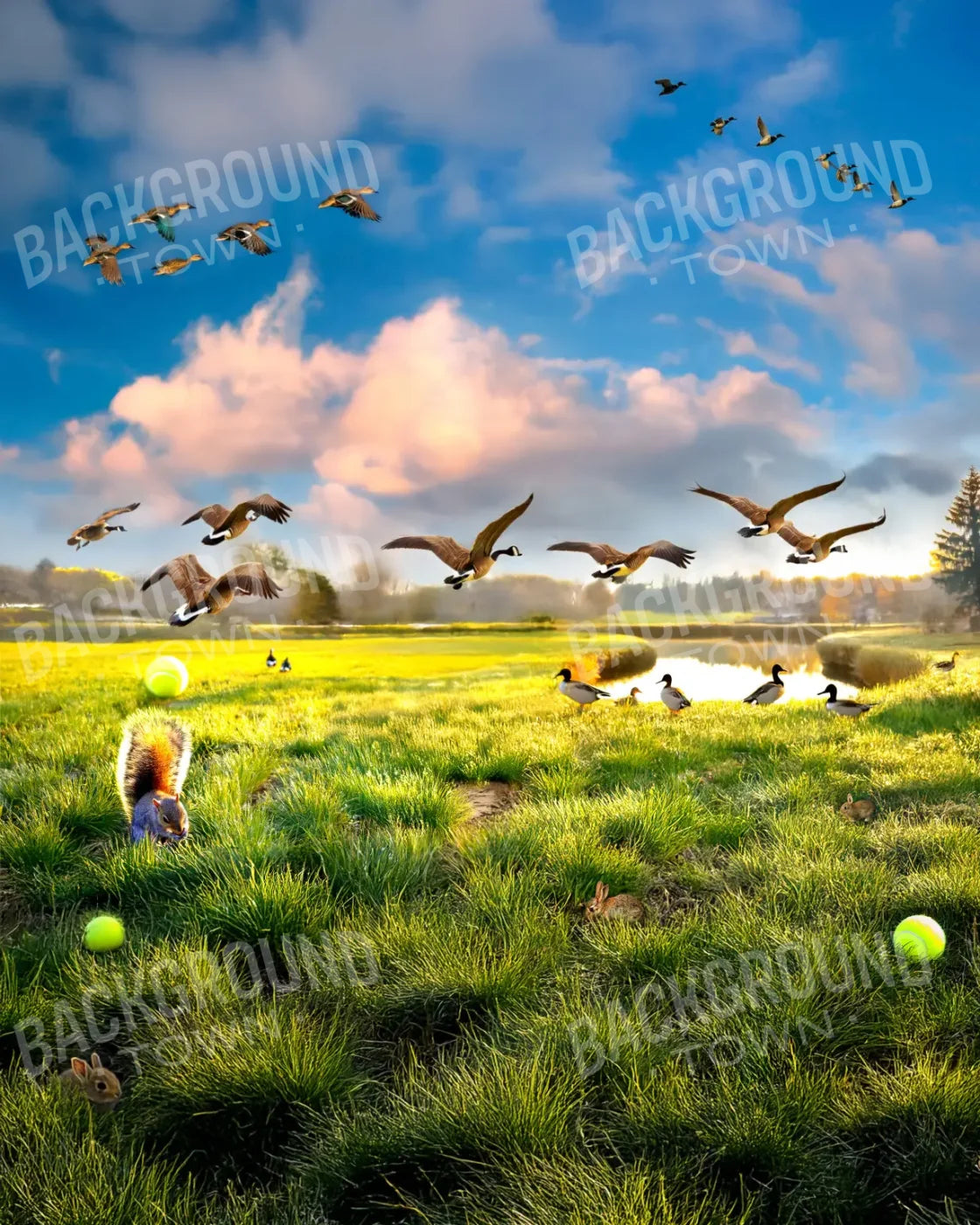 Dog Dreams 8’x10’ Fleece (96 x 120 inch) Backdrop