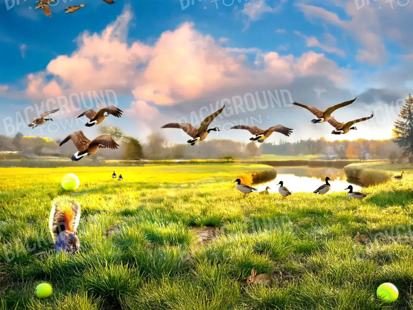 Dog Dreams 8’x6’ Fleece (96 x 72 inch) Backdrop