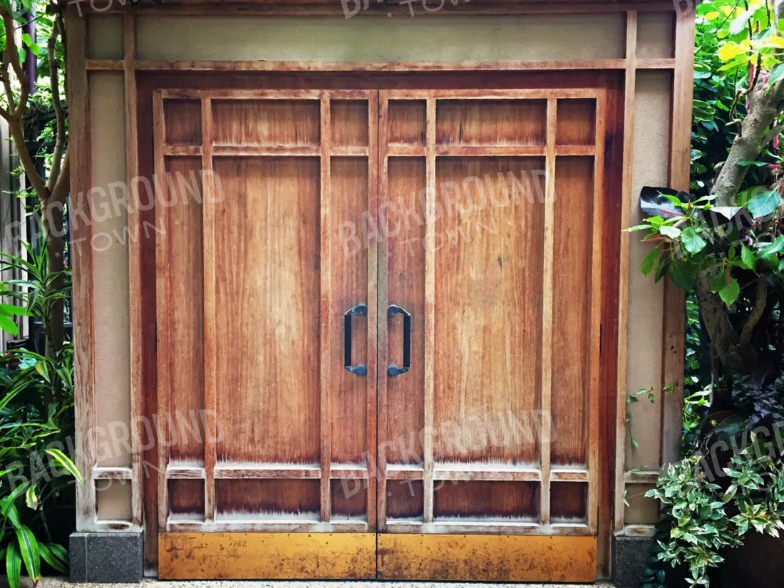 Door To The Jungle 68X5 Fleece ( 80 X 60 Inch ) Backdrop