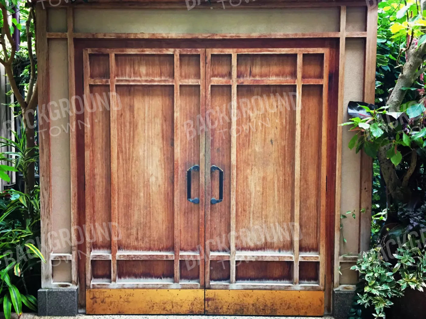 Door To The Jungle 68X5 Fleece ( 80 X 60 Inch ) Backdrop