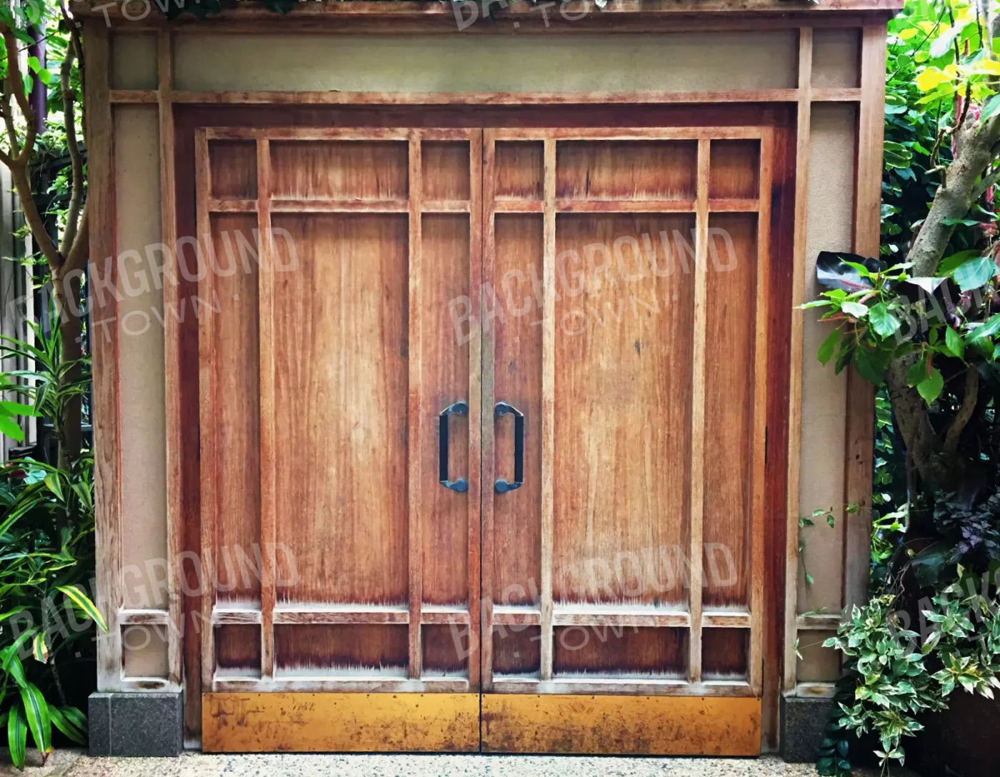 Door To The Jungle 8X6 Fleece ( 96 X 72 Inch ) Backdrop