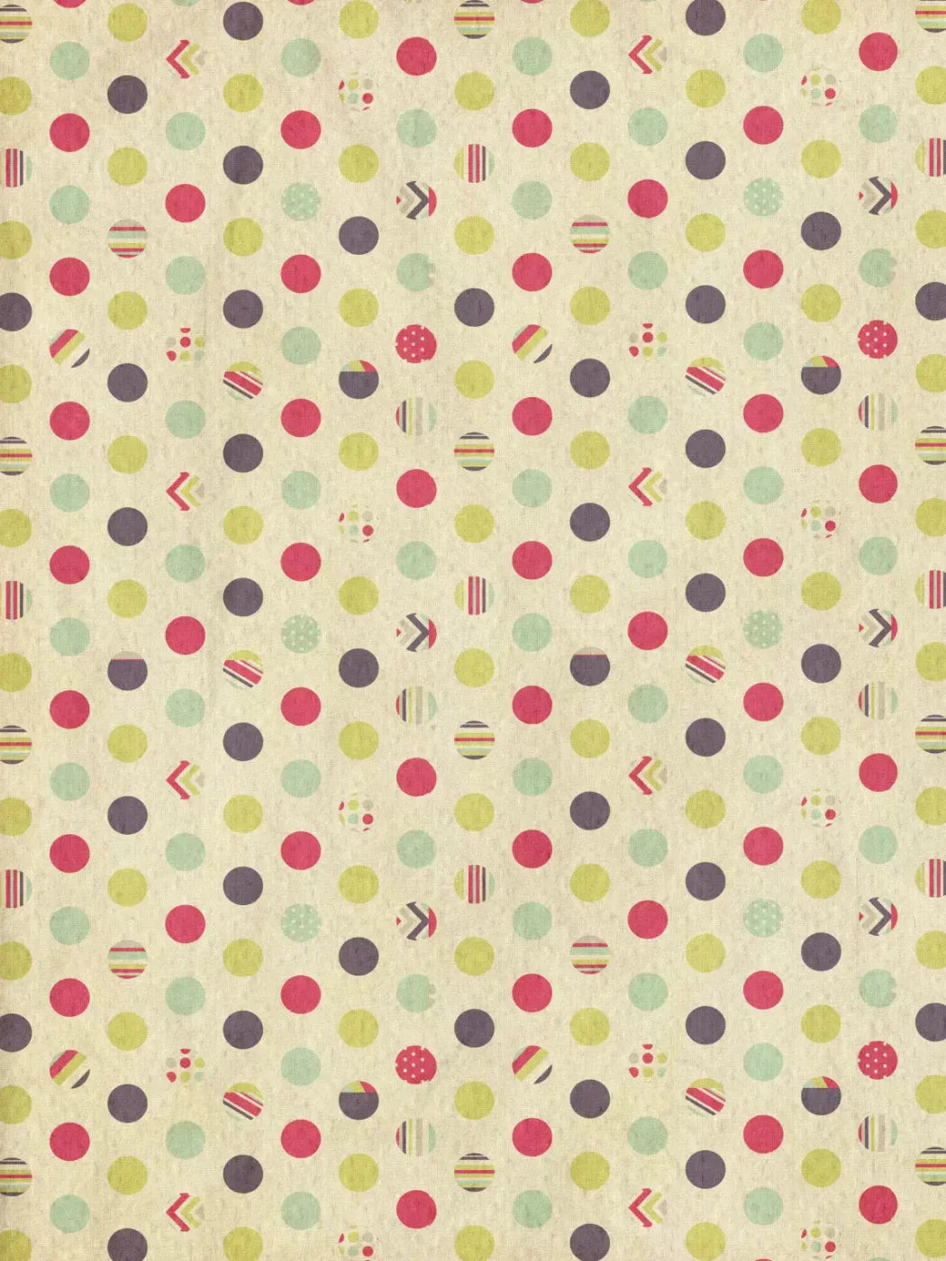 Dot The Halls 5X68 Fleece ( 60 X 80 Inch ) Backdrop