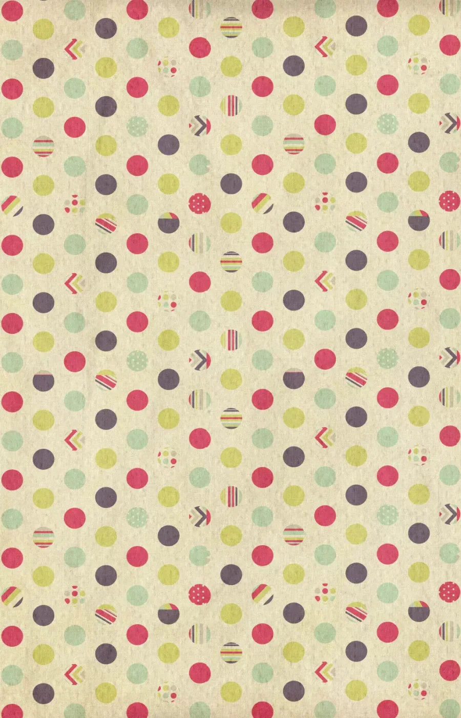 Dot The Halls 8X12 Ultracloth ( 96 X 144 Inch ) Backdrop