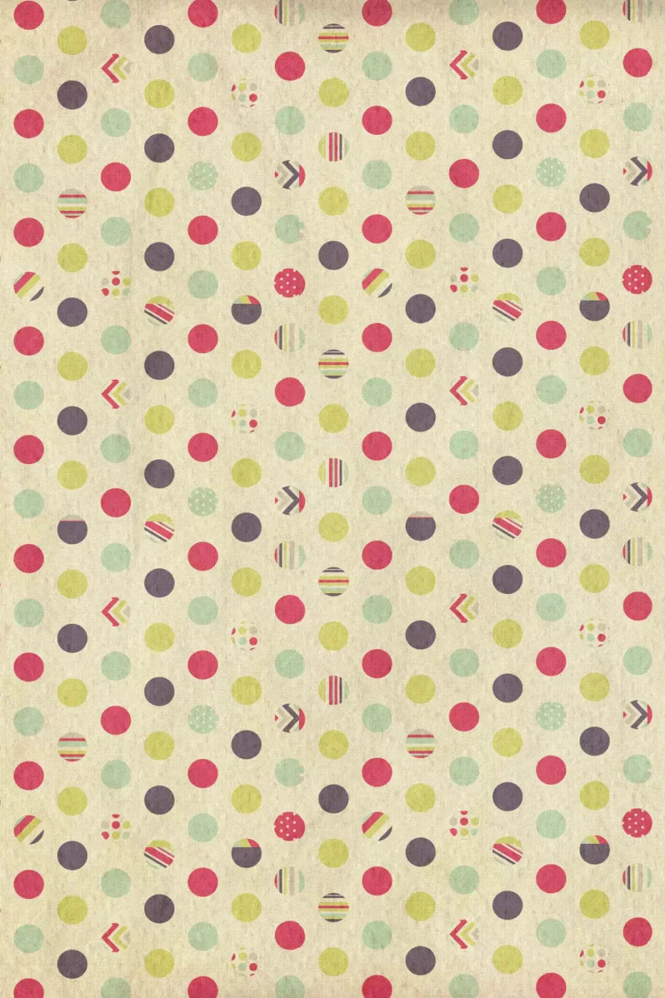 Dot The Halls 4X5 Rubbermat Floor ( 48 X 60 Inch ) Backdrop