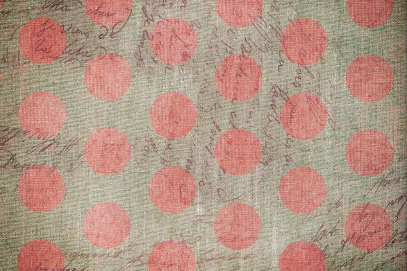 Dotty Coral Red Backdrop