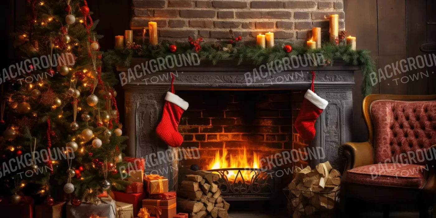 Down Through The Chimney Ii 20’X10’ Ultracloth (240 X 120 Inch) Backdrop