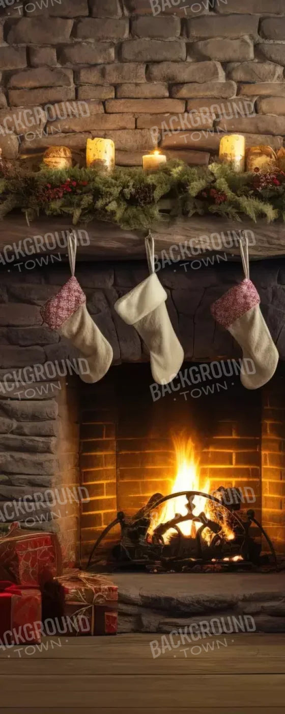 Down Through The Chimney Iii 8’X20’ Ultracloth (96 X 240 Inch) Backdrop