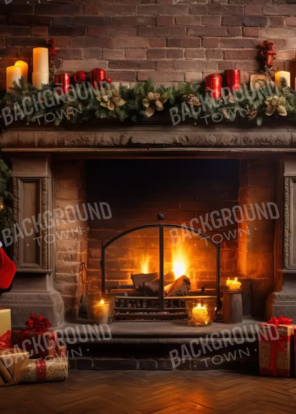 Down Through The Chimney I 5’X7’ Ultracloth (60 X 84 Inch) Backdrop