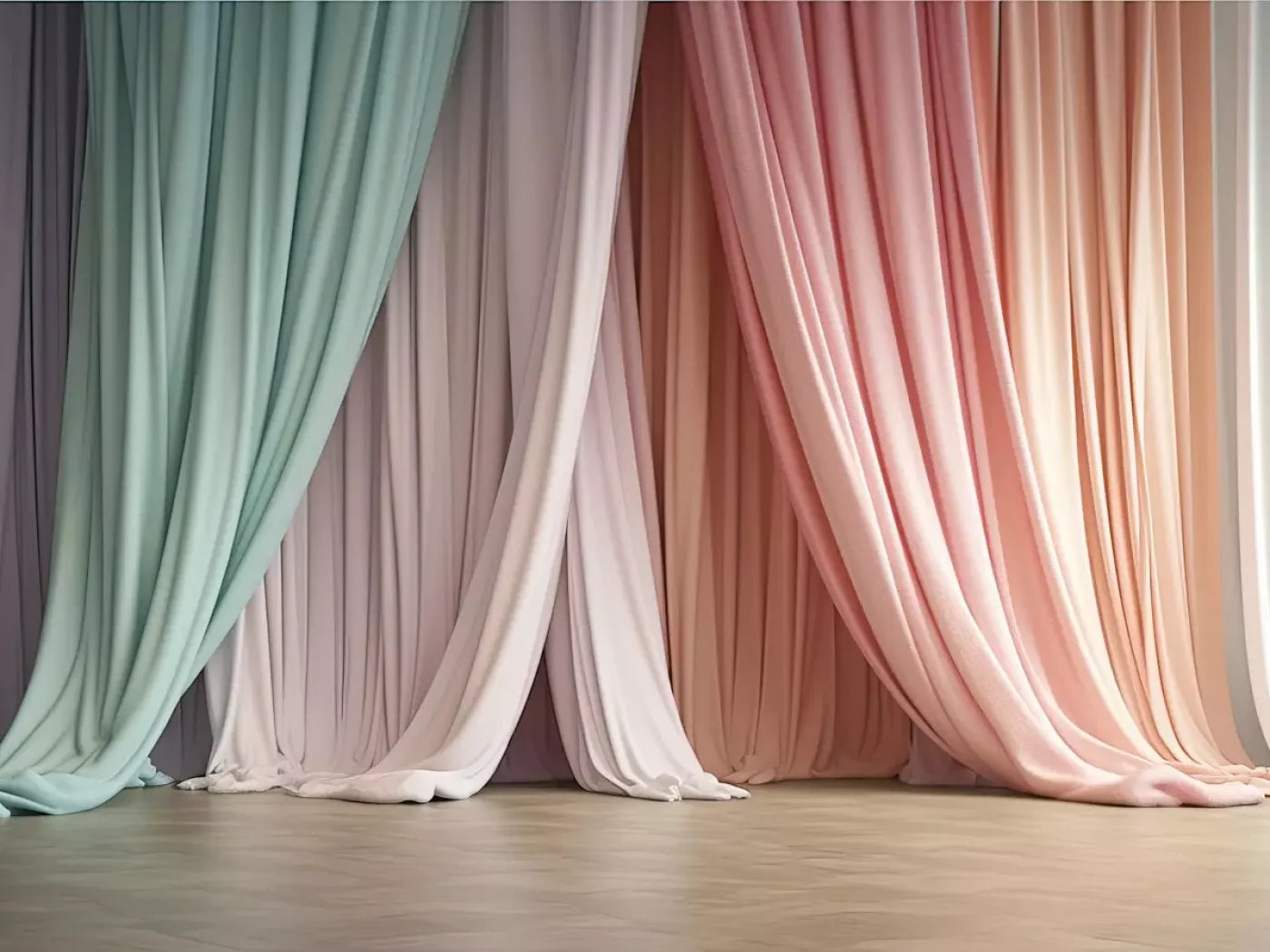 Draping Color 8X6 Fleece ( 96 X 72 Inch ) Backdrop
