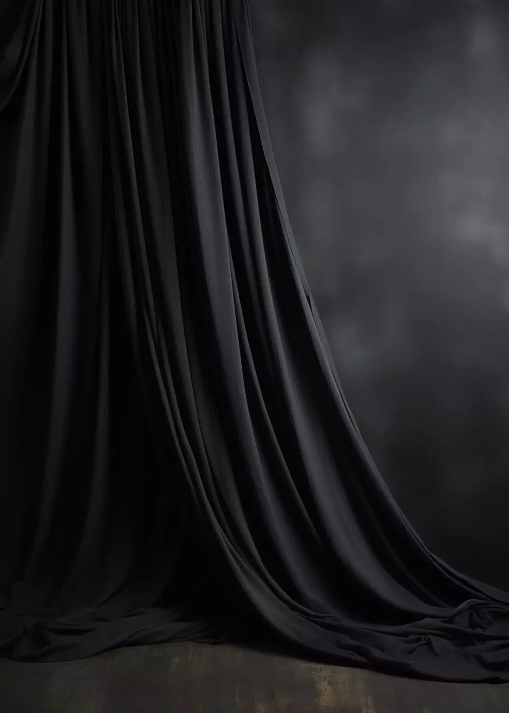 Draping Grey 5X7 Ultracloth ( 60 X 84 Inch ) Backdrop