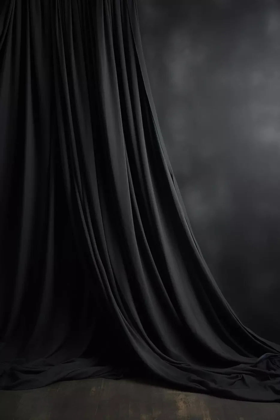 Draping Grey 8X12 Ultracloth ( 96 X 144 Inch ) Backdrop