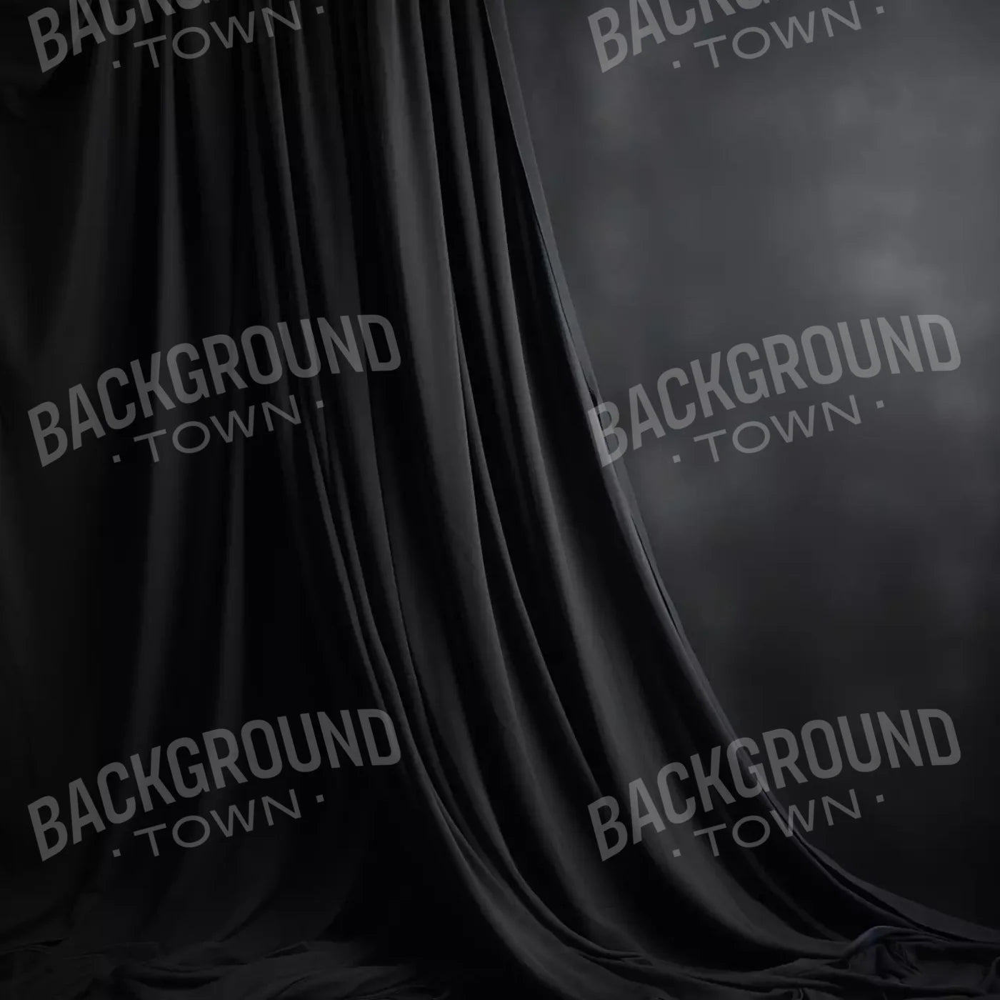 Draping Grey 8X8 Fleece ( 96 X Inch ) Backdrop