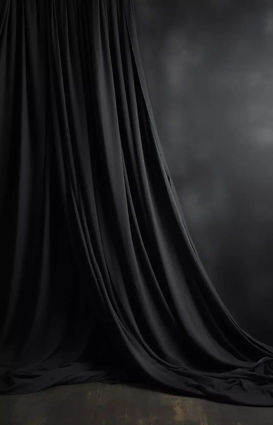 Draping Grey 9X14 Ultracloth ( 108 X 168 Inch ) Backdrop