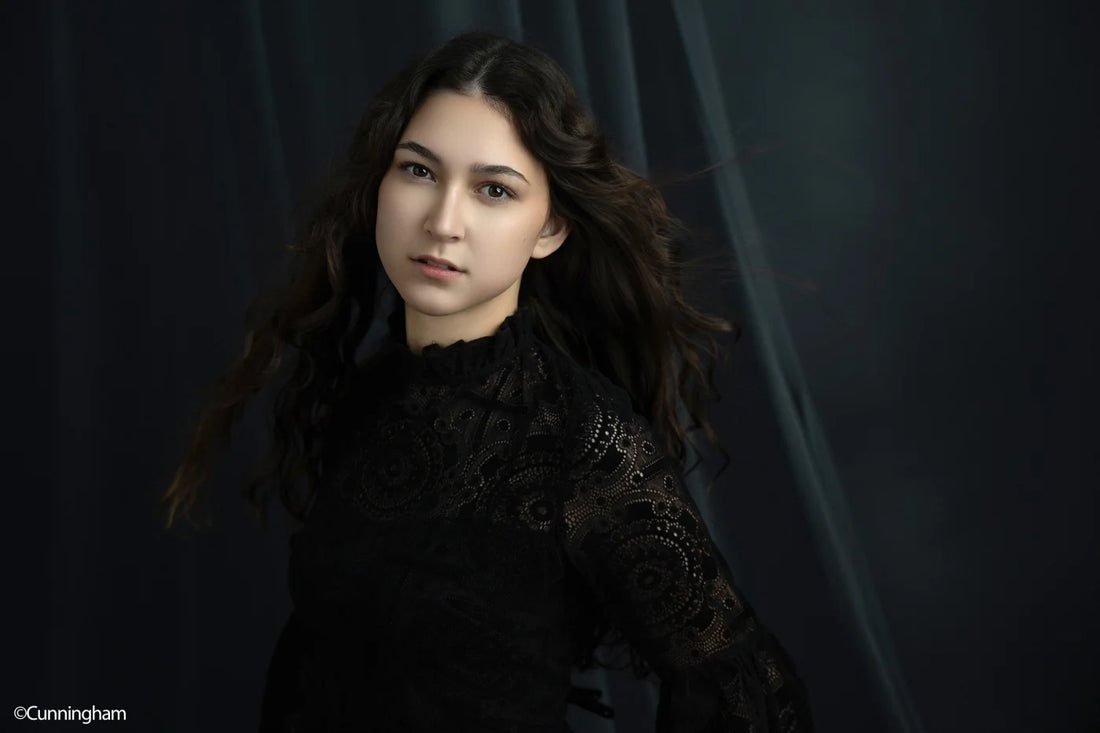 Draping Grey Backdrop