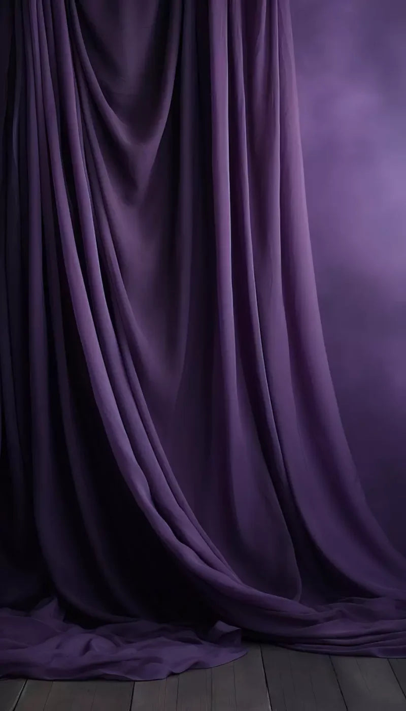 Draping Purple 8X14 Ultracloth ( 96 X 168 Inch ) Backdrop