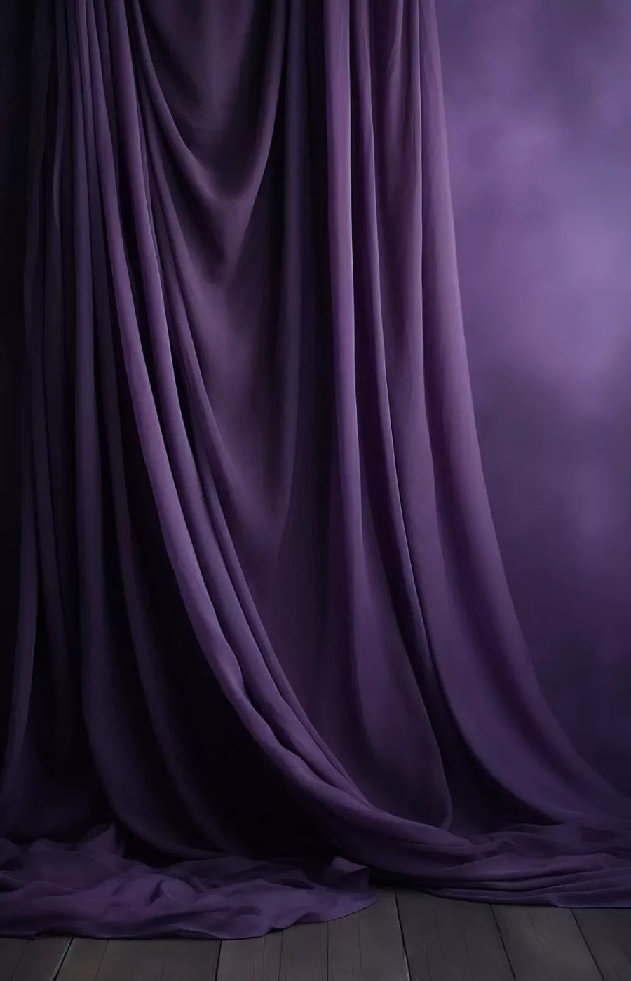 Draping Purple 9X14 Ultracloth ( 108 X 168 Inch ) Backdrop