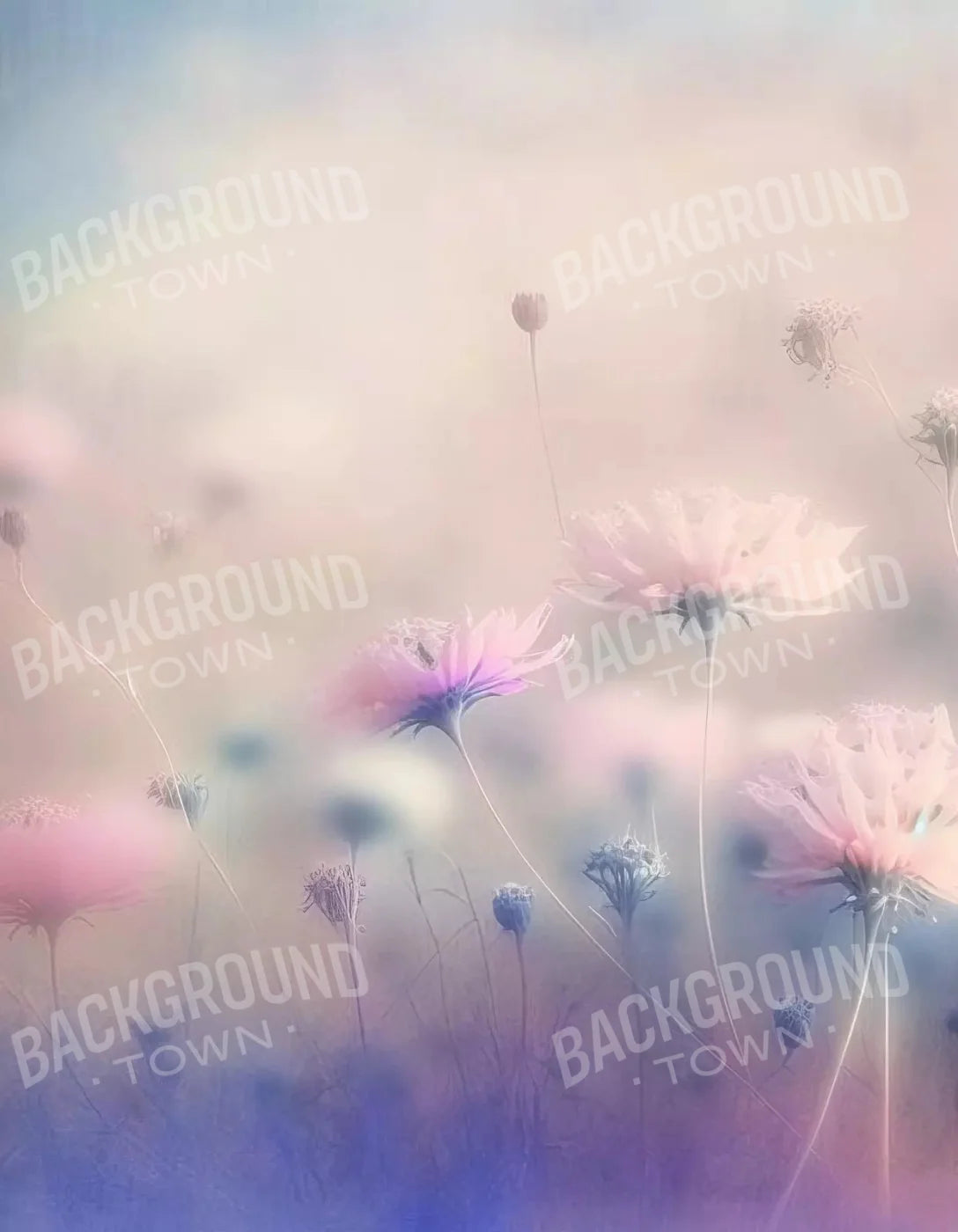 Dreamy Fields I 6X8 Fleece ( 72 X 96 Inch ) Backdrop