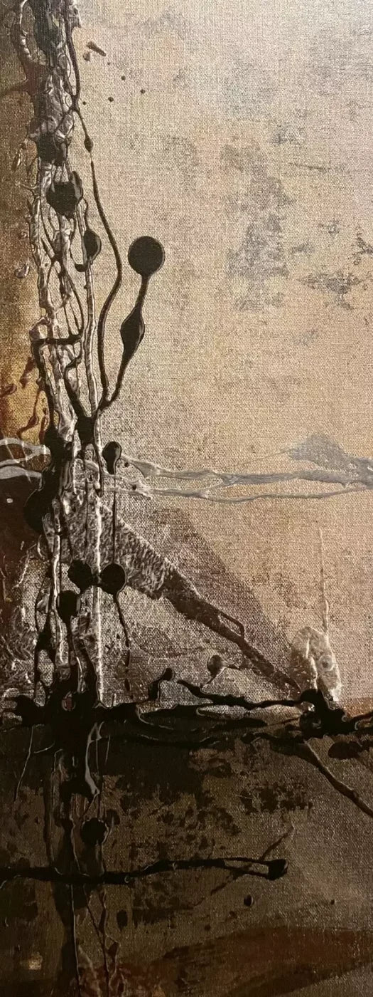 Drip N Grunge 2 8X20 Ultracloth ( 96 X 240 Inch ) Backdrop