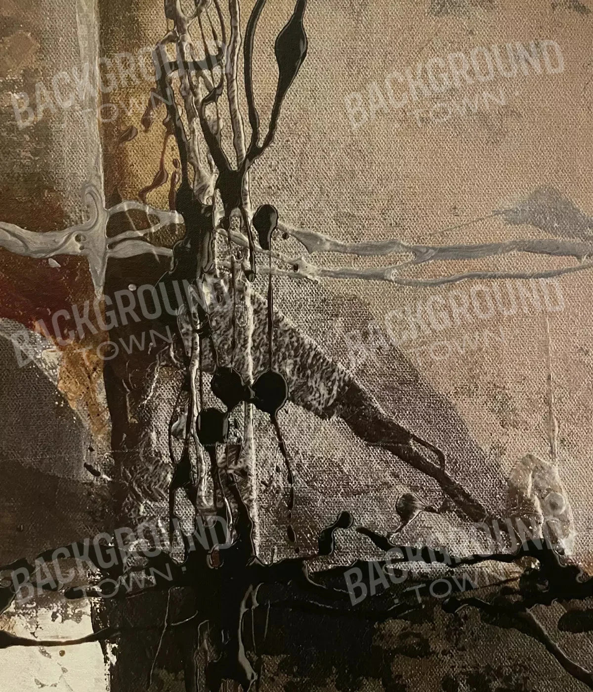 Drip N Grunge 3 10X12 Ultracloth ( 120 X 144 Inch ) Backdrop