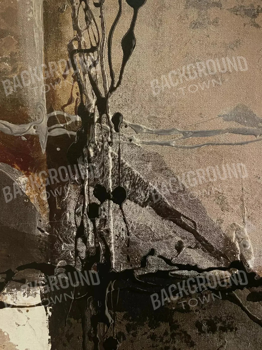 Drip N Grunge 3 5X68 Fleece ( 60 X 80 Inch ) Backdrop