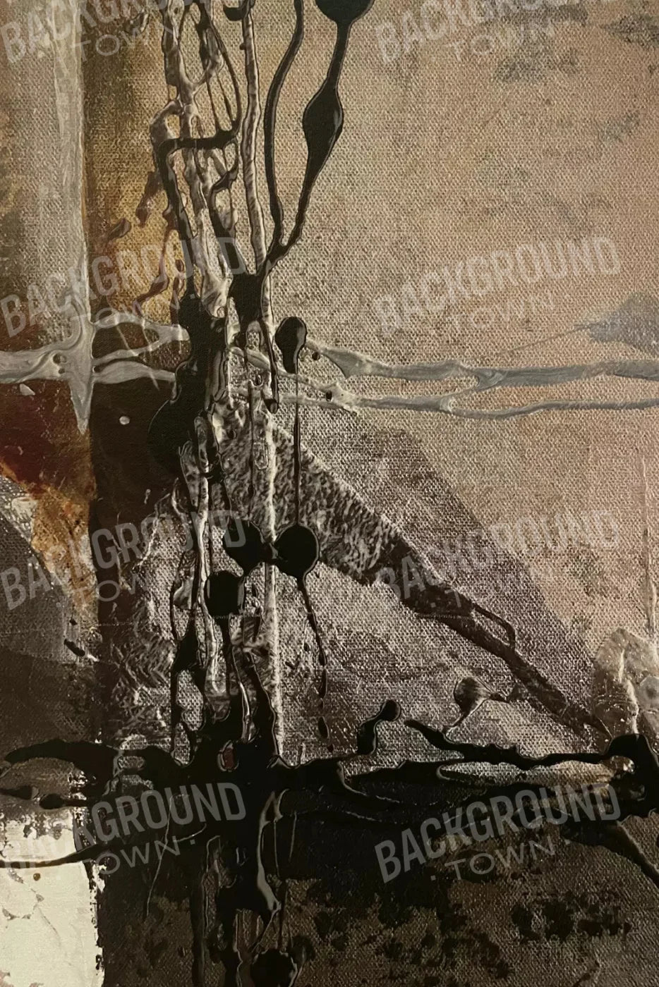 Drip N Grunge 3 5X8 Ultracloth ( 60 X 96 Inch ) Backdrop
