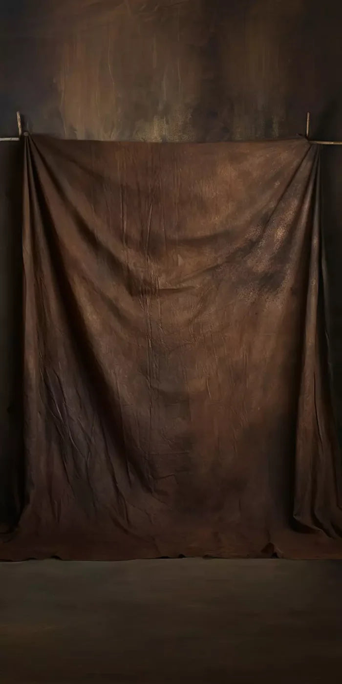 Drop In A Brown 8’X16’ Ultracloth (96 X 192 Inch) Backdrop
