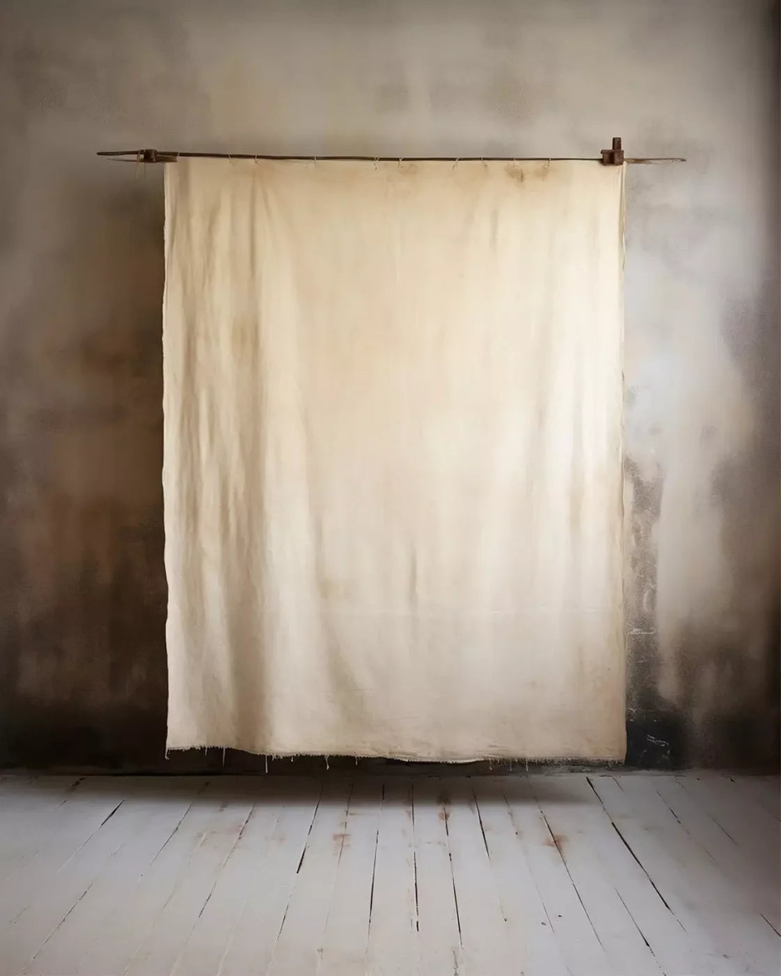 Drop In A Cream 8X10 Fleece ( 96 X 120 Inch ) Backdrop