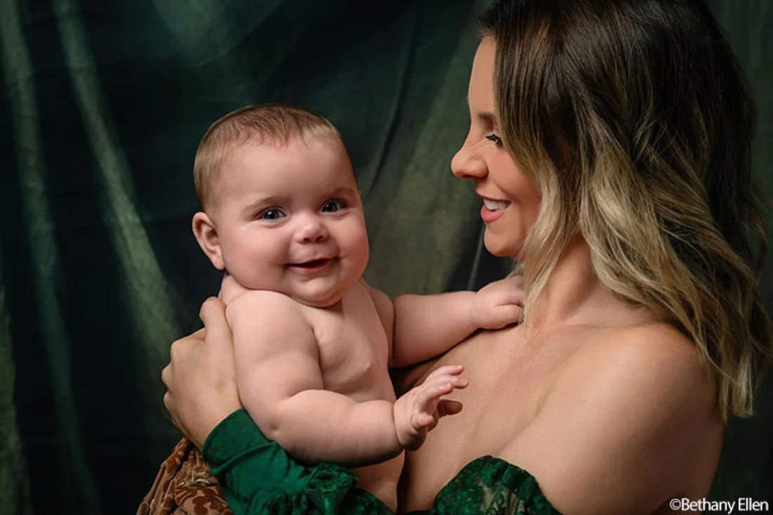 Drop In A Drop Green Backdrop