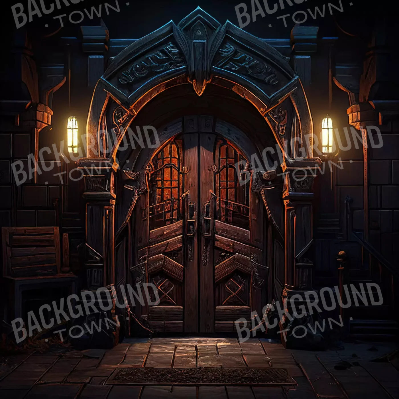 Brown Set Designs Backdrop for Photography