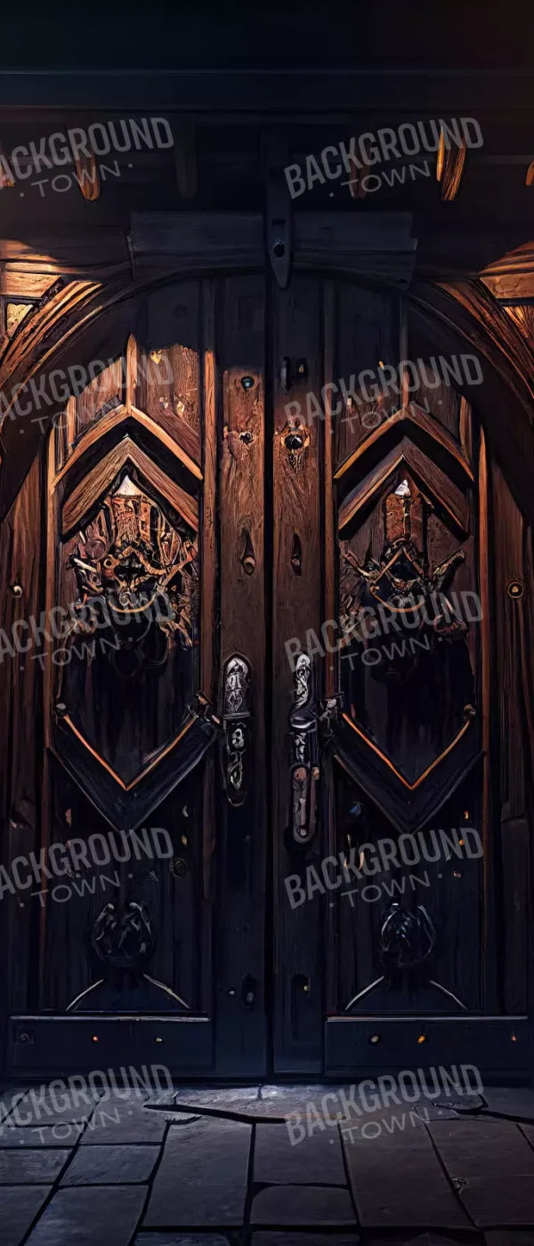 Dungeon Doors L 5X12 Ultracloth For Westcott X-Drop ( 60 X 144 Inch ) Backdrop