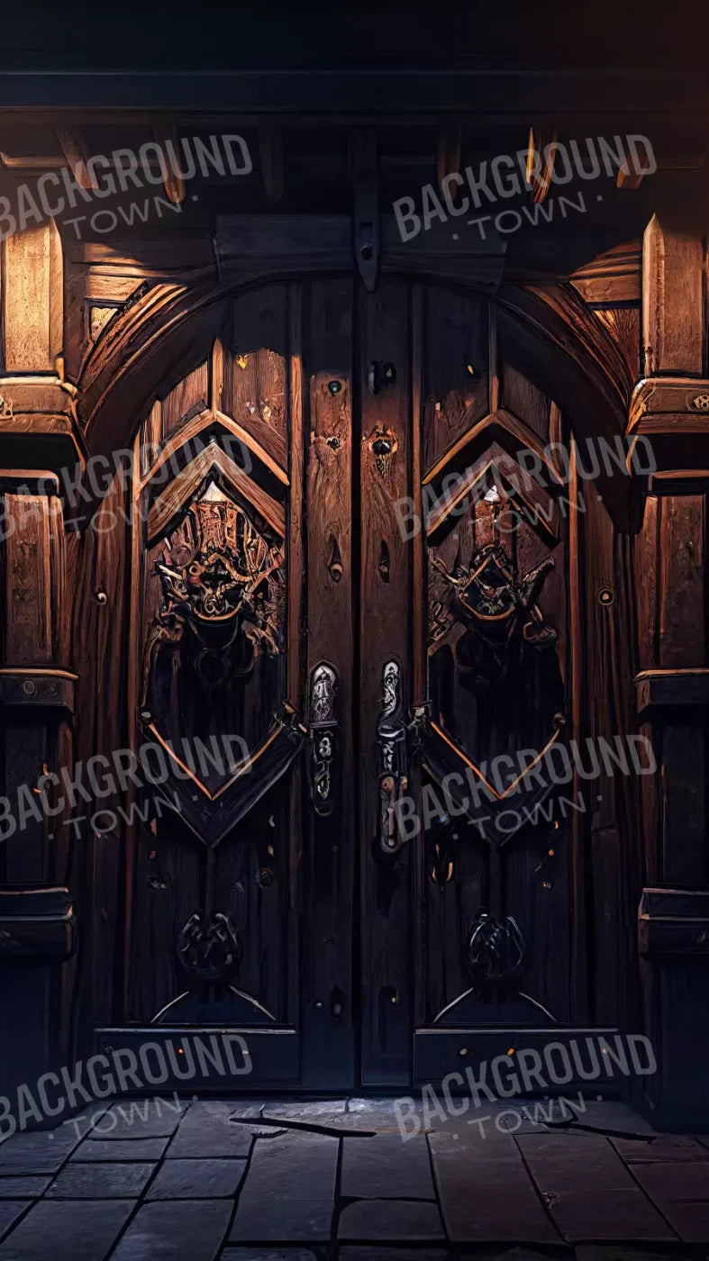 Dungeon Doors L 8X14 Ultracloth ( 96 X 168 Inch ) Backdrop