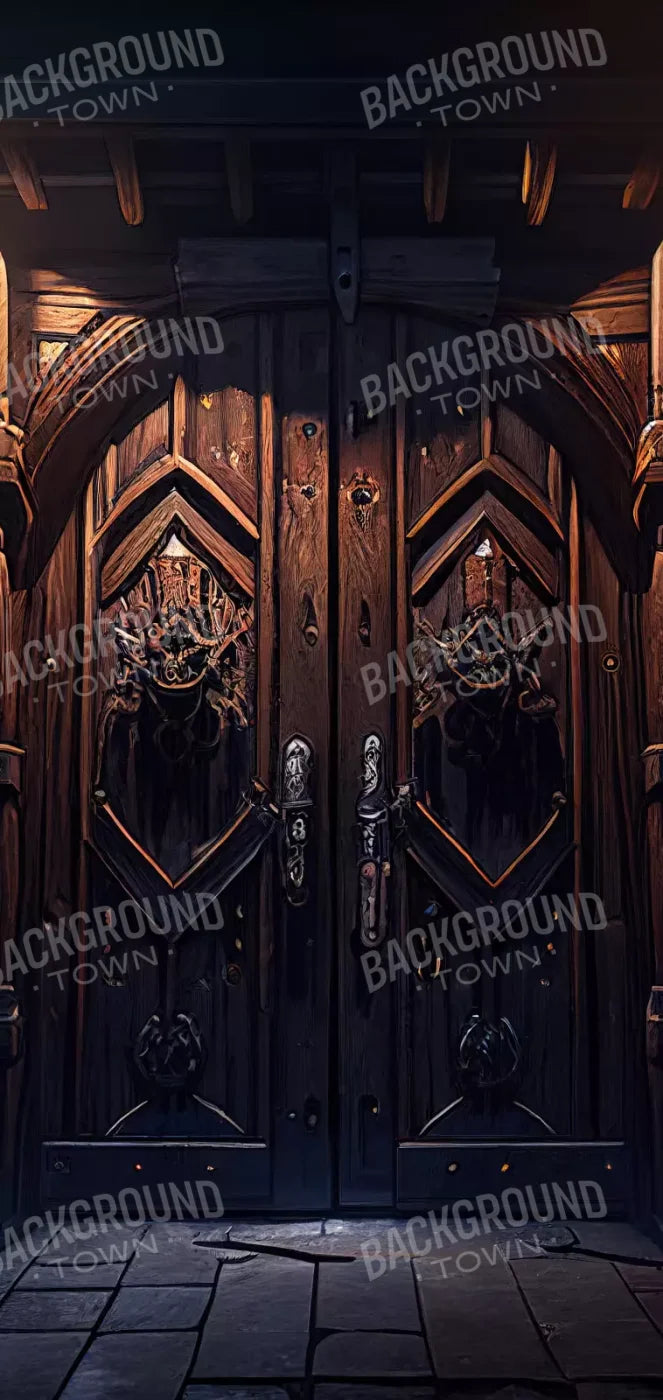 Dungeon Doors L 8X16 Ultracloth ( 96 X 192 Inch ) Backdrop