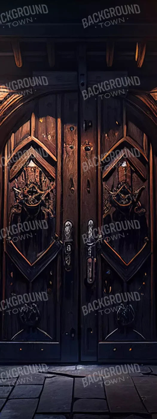 Dungeon Doors L 8X20 Ultracloth ( 96 X 240 Inch ) Backdrop
