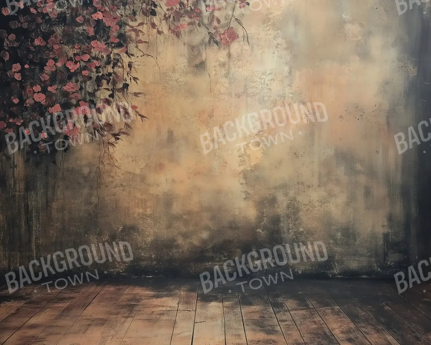 Dusted Flora 10’x8’ Fleece (120 x 96 inch) Backdrop