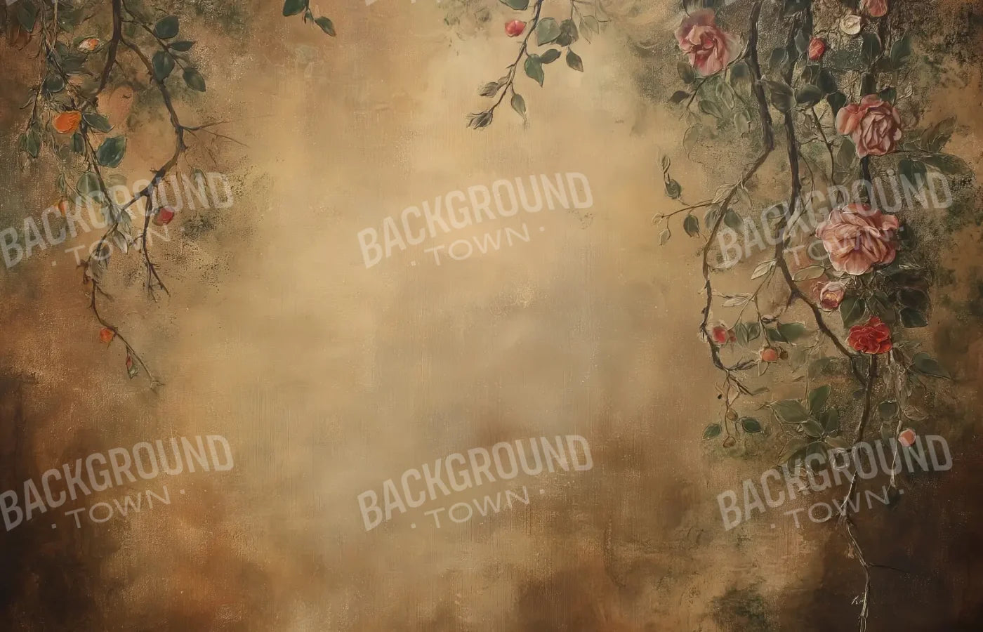 Dusted Flora 14’x9’ UltraCloth (168 x 108 inch) Backdrop