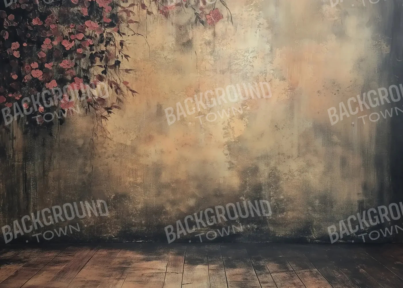 Dusted Flora 7’x5’ UltraCloth (84 x 60 inch) Backdrop