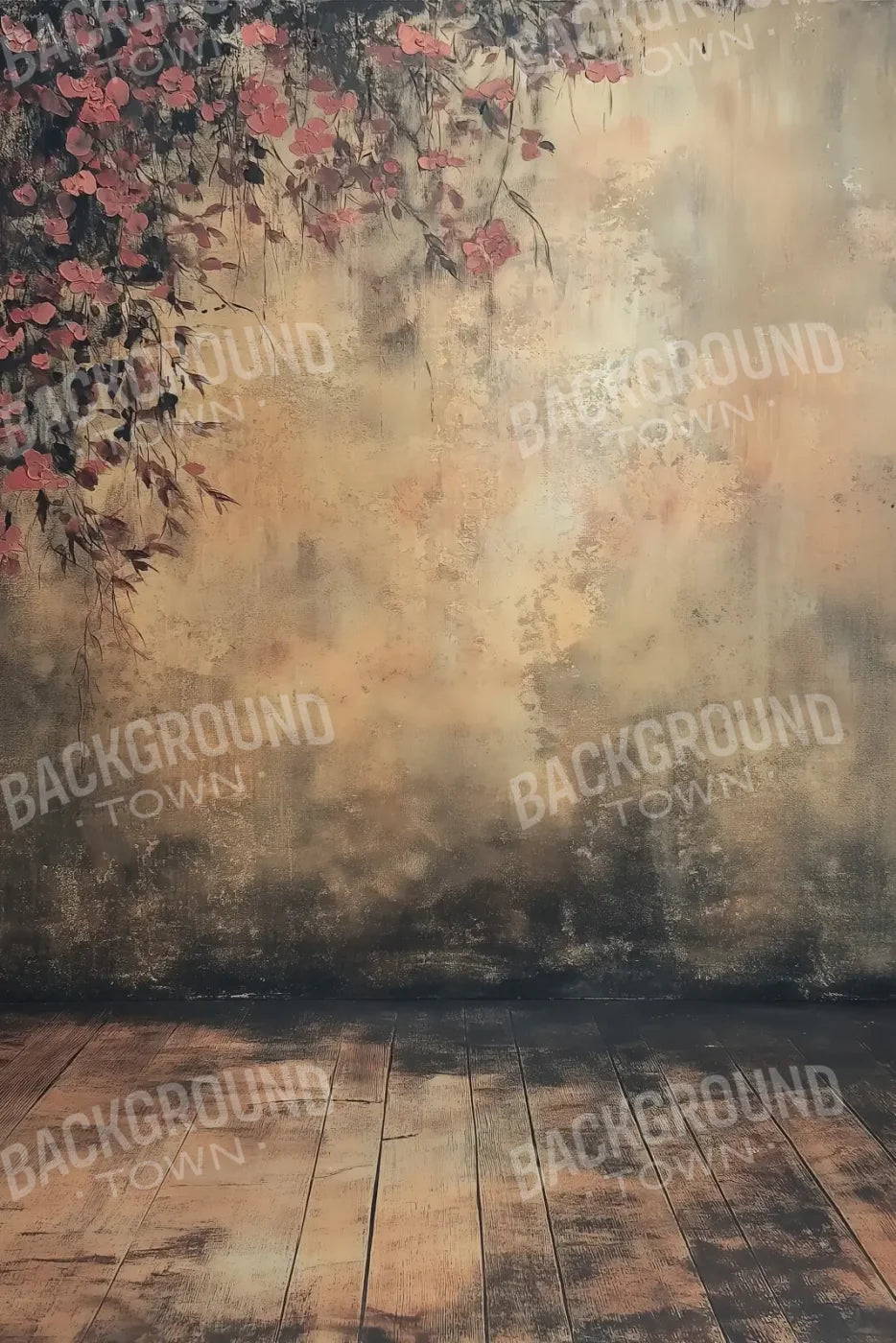 Dusted Flora 8’x12’ UltraCloth (96 x 144 inch) Backdrop