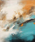 Orange, White, Green Backdrop for Photography