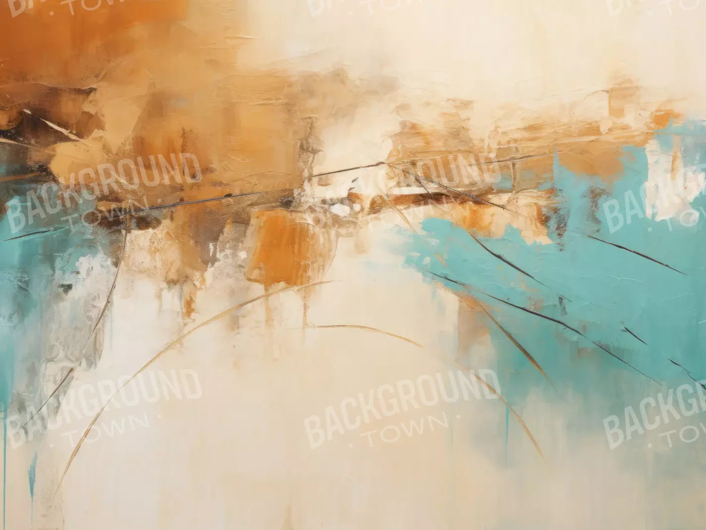 Earthy Abstract 6’8X5’ Fleece (80 X 60 Inch) Backdrop