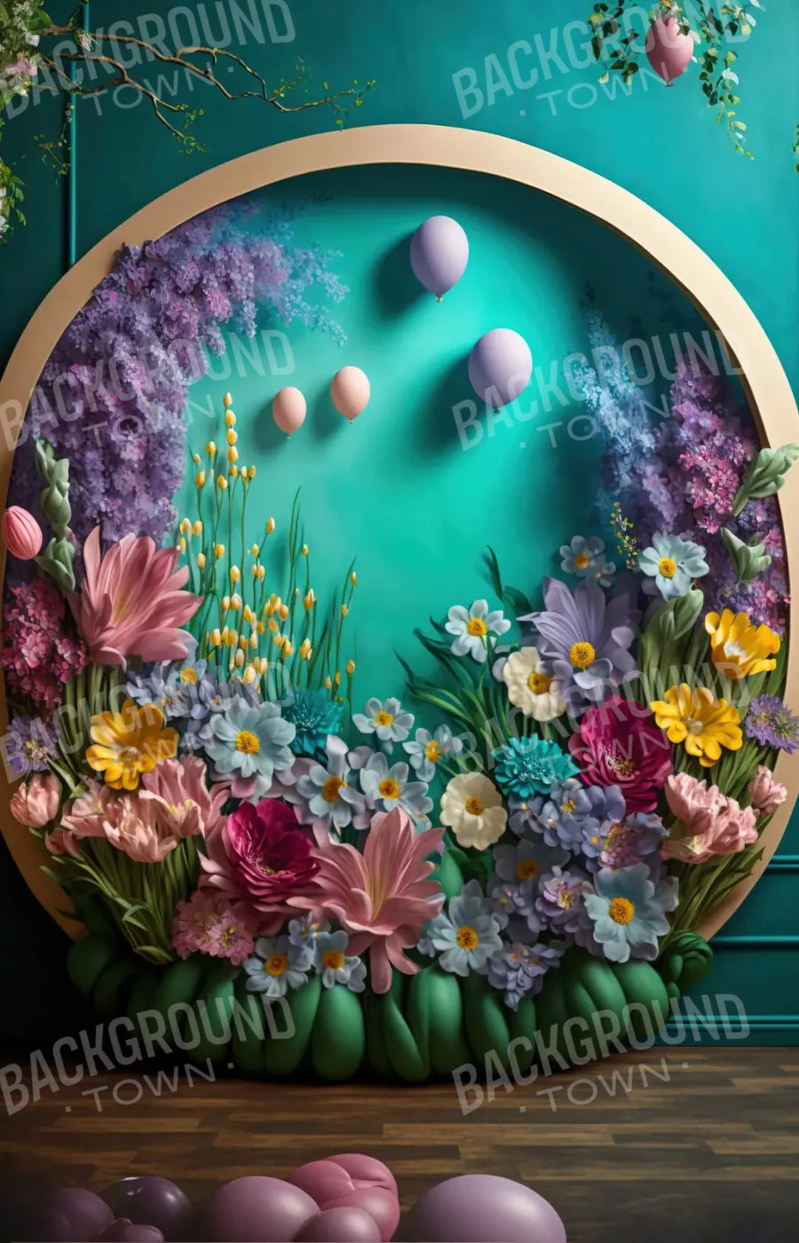 Easter Arch 1 8X12 Ultracloth ( 96 X 144 Inch ) Backdrop