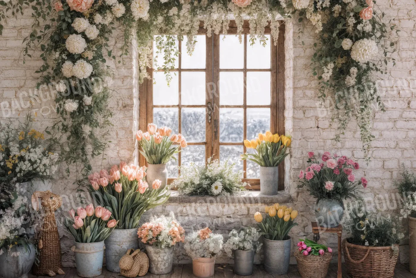 Easter By Carrie 2026 12’x8’ UltraCloth (144 x 96 inch) Backdrop