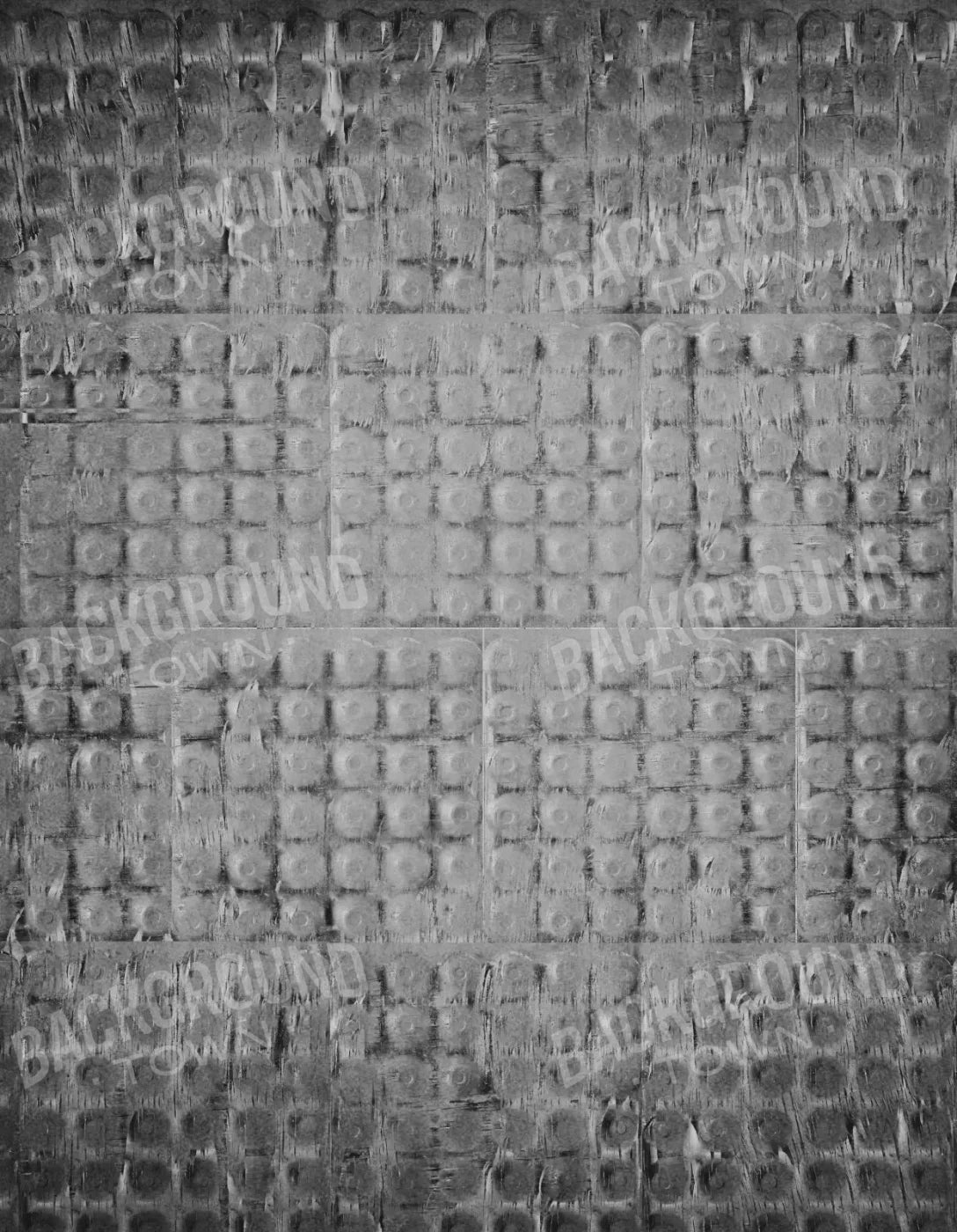 Egg Crate Black And White 6X8 Fleece ( 72 X 96 Inch ) Backdrop