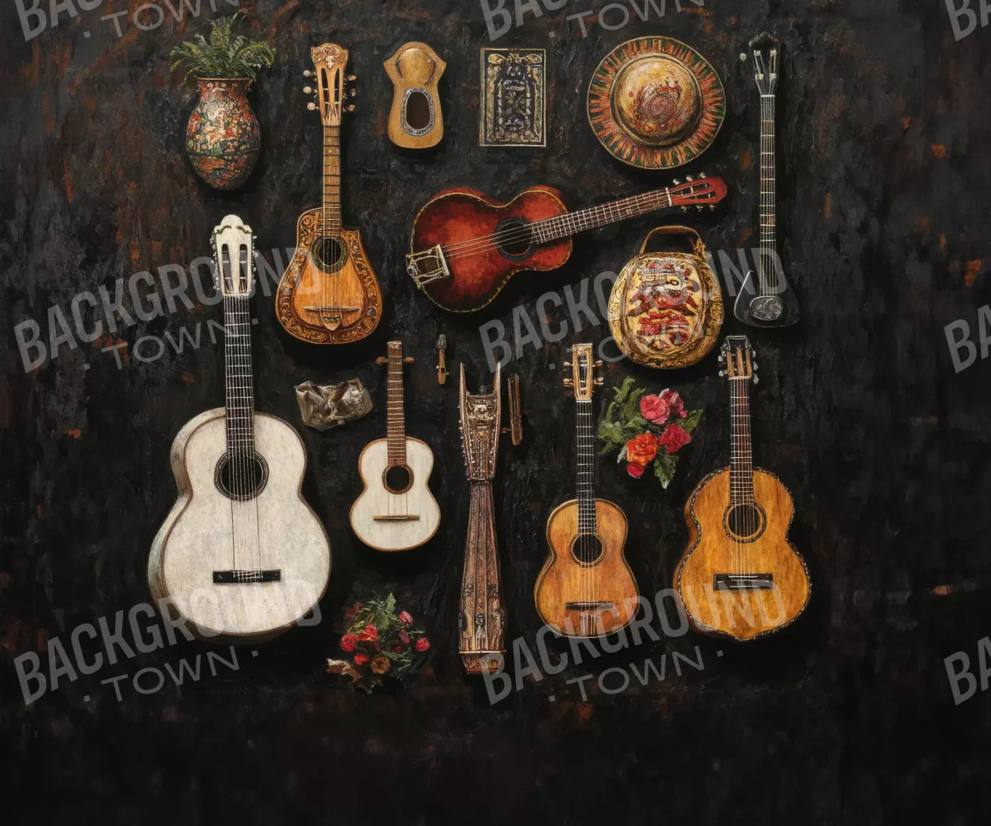El Musico 12’X10’ Ultracloth (144 X 120 Inch) Backdrop