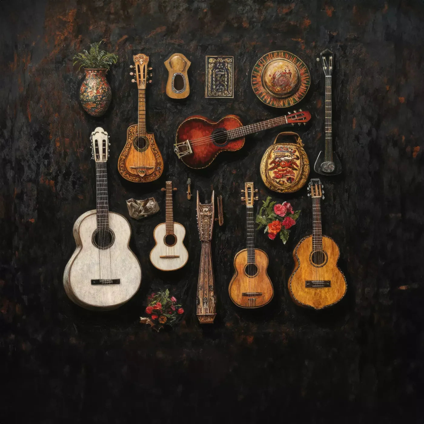 El Musico 8’X8’ Fleece (96 X Inch) Backdrop